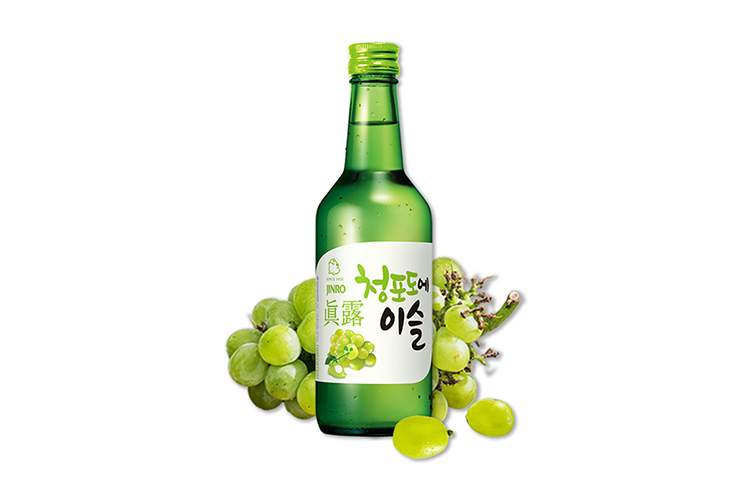 JINRO SOJU GRAPE FLAVOR 13PERCENT 360ML